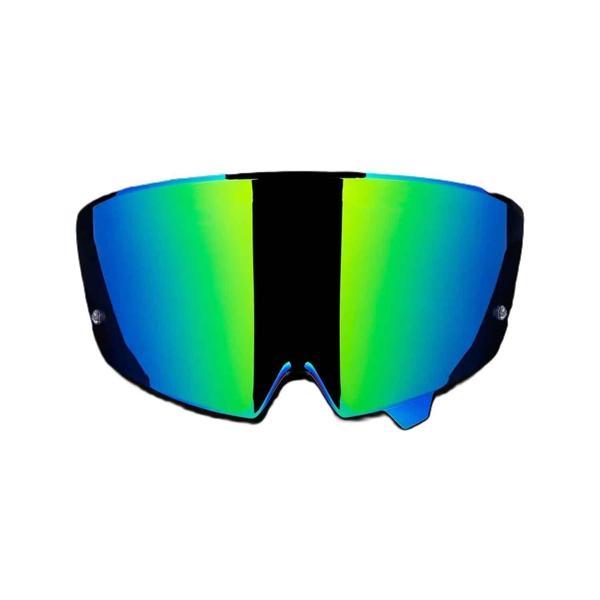Ruroc EOX Vizör - Green Iridescent - Image 1