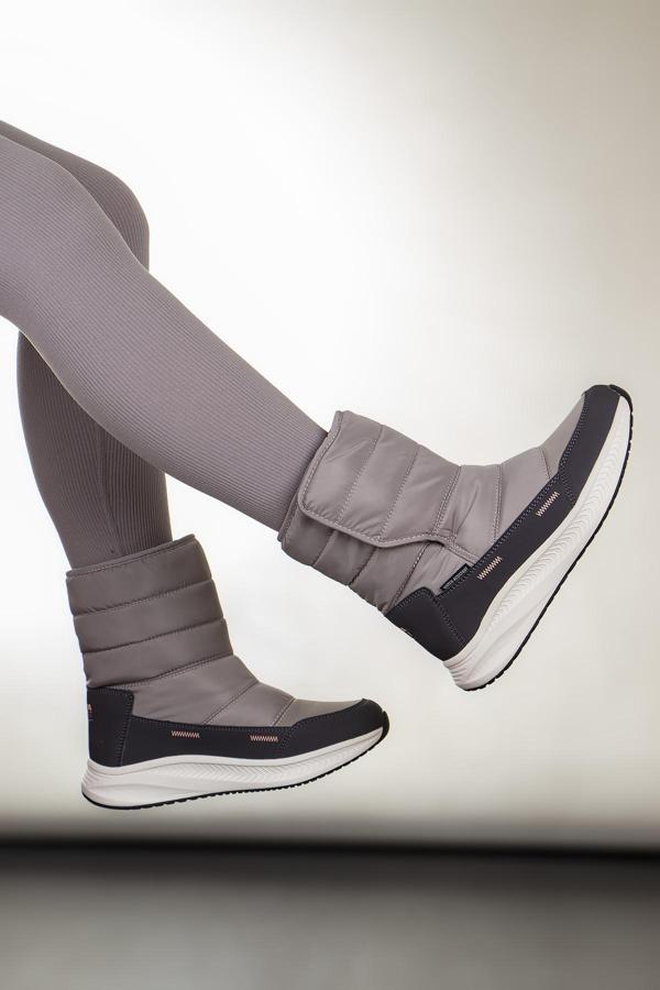 U.S. Polo Assn. Cal Polarlı Kaymaz Taban Cırtlı Kadın Bot - Image 1