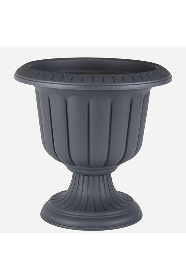 Serinova Znkstore Nergiz Saksı Dekoratif Antrasit Renk 25,3 Lt - Image 1