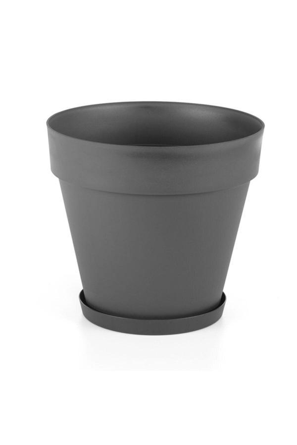 Serinova Yalı Saksı 6Lt Siyah - Image 1