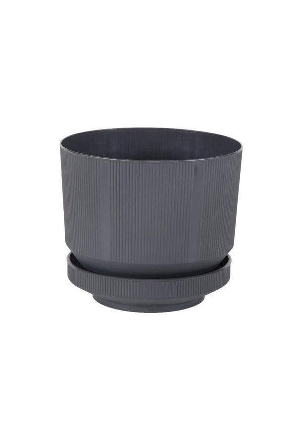 Serinova Lüks Çizgili Desenli Saksı 3.3 Lt - Image 1