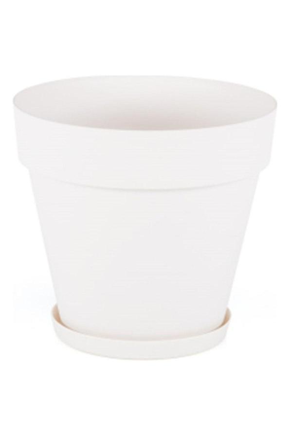 Royaleks Group Yalı Saksı Tabaklı No: 5 Ev Bahçe Balkon Ofis Saksısı 10 Lt Royaleks-69495 - Image 1