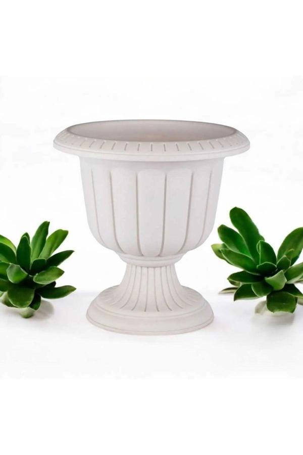 Serinova Nergis Saksı 25,3 Lt Beyaz - Image 1