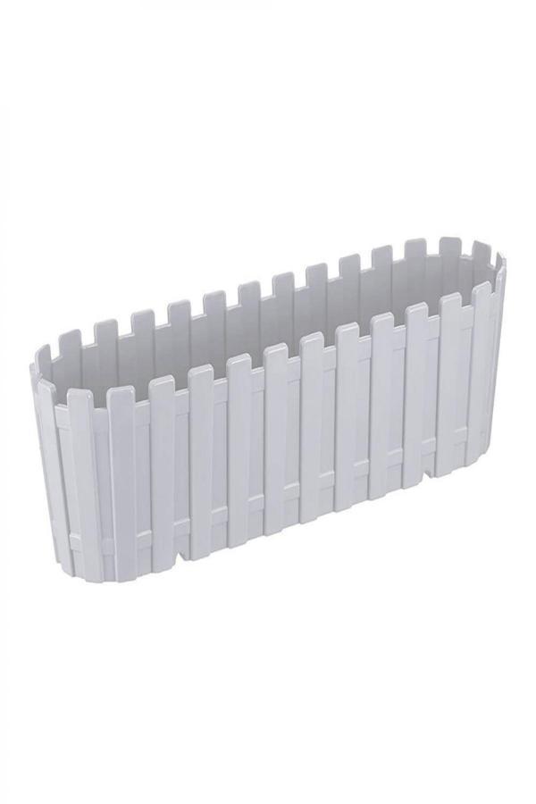 Gpturkgrup Poliwork Akasya Balkon Saksı Beyaz 40Cm - Image 1