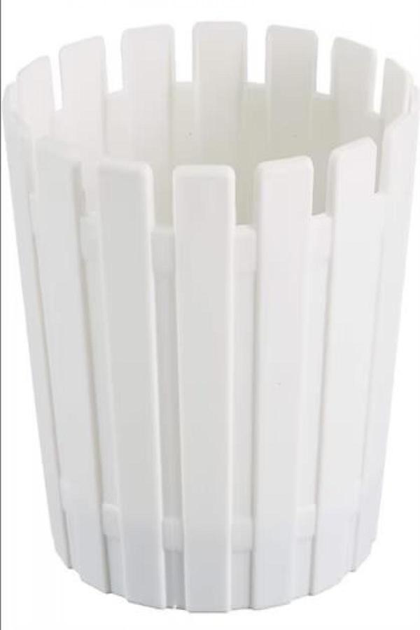 Gpturkgrup Poliwork Akasya Saksı Beyaz 14 - Image 1