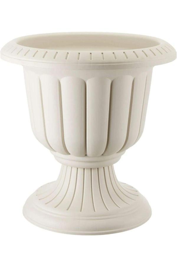 Serinova Nergis Saksı No.2 25,3 Litre Beyaz Renk - Image 1