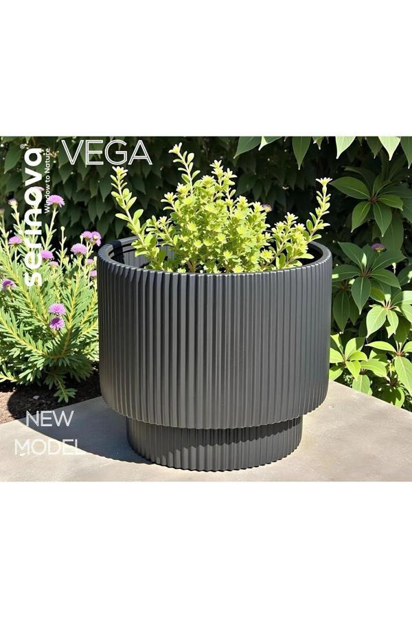 Bidünya Büyük Modern Saksı, 36.6 Cm X 36.6 Cm 33 Lt Içsiz - Image 1