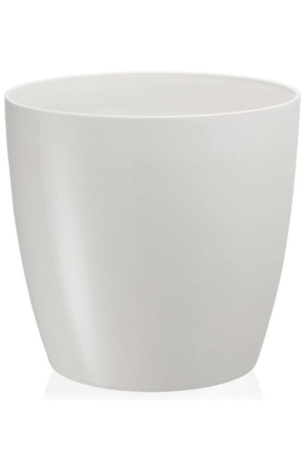 Bidünya Saksı Yakut Çiçek Saksısı Beyaz Salon Saksısı 22 Litre - Image 1