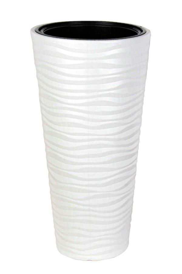 Meka Home Kumsal Vazo Dekoratif Saksı Kırık Beyaz 13,7 Lt - Image 1