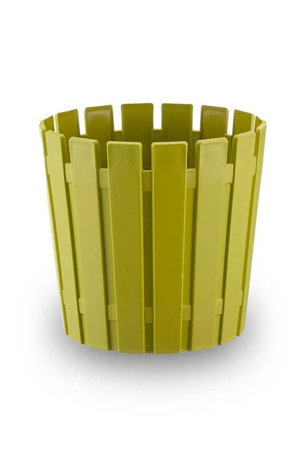 Bidünya Akasya Saksı 8,5 Litre  27Cm Plastik Drenaj Izgaralı Bitki Çiçek Saksısı - Image 1