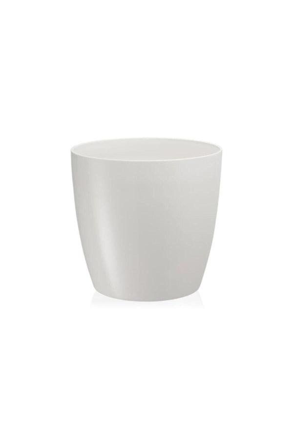 Serinova Yakut Çiçek Saksısı Beyaz 7,4 Litre 3 Adet. - Image 1