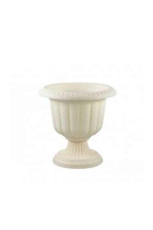 Serinova Ayaklı Dekoratif Nergis Saksı 9,8 Litre 2 Adet Kiremit - Image 1