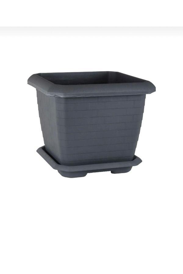 Serinova Hisar Kare Saksı Dış Ve Iç Mekan Saksı 25,3 Lt - Image 1