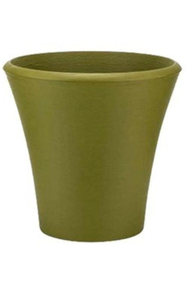 Bidünya Saksı Begonvil 38 Cm Yuvarlak Yeşil Büyük Saksı İç Drenajlı - Image 1