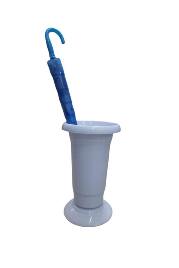 Serinova Ucuzz Avm Dekoratif Çok Amaçlı Beyaz Şemsiyelik Ve Vazo Saksı No 2 5,5 Litr - Image 1