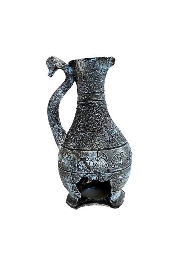Kanki Pet Kp800 - Akvaryum Dekoru Dik Anfora - Image 1