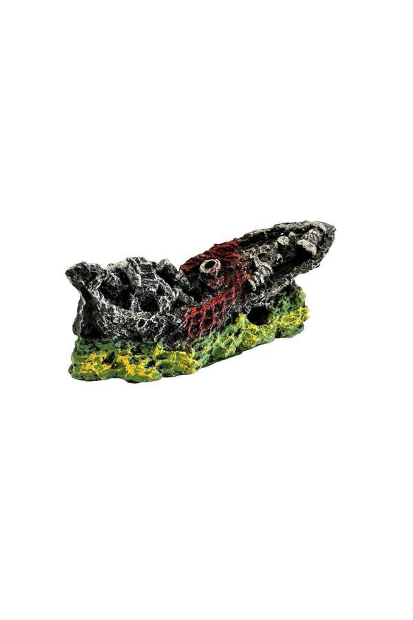 Kanki Pet Kp900 - Akvaryum Dekoru Ağlı Gemi - Image 1