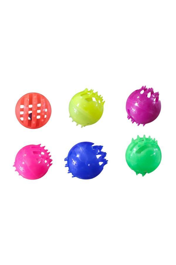 Kardelen Pet Kedi Topu Dikenli 4 Cm Çap ( 6 Adet ) - Image 1