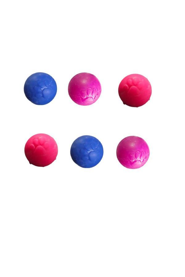 Kardelen Pet Kedi Topu Sert Minik 2,8 Cm Çap ( 6 Adet ) - Image 1