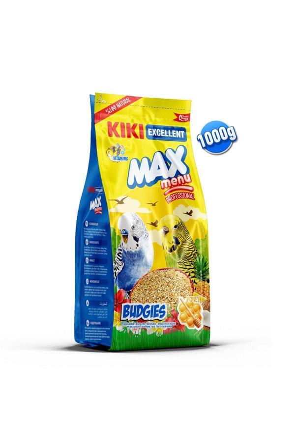Kiki Excellent Kuş Max Menu Budgies Ballı Muhabbet Kuşu Yemi 1000Gr - Image 1