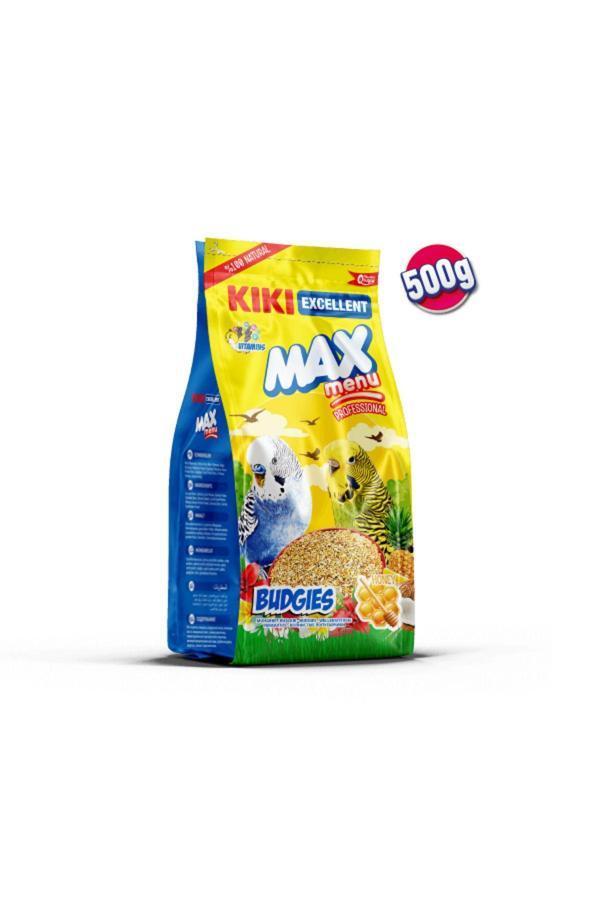 Kiki Excellent Kuş Max Menu Budgies Ballı Muhabbet Kuşu Yemi 500Gr - Image 1