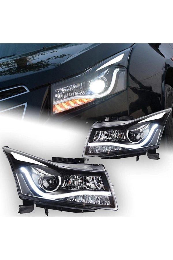 Chevrolet Cruze Kaşlı Led Far Takımı Bi-xenon - Image 1
