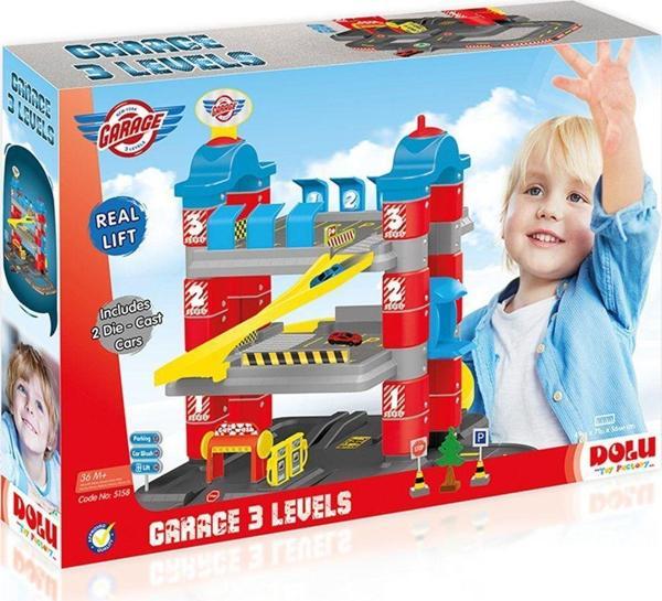 Dolu Oyuncak 5158 3 Katlı Garaj - Image 1