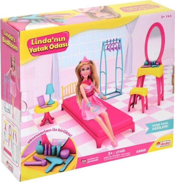 Fen Toys 03669 Linda'nın Yatak Odası Oyun Seti - Image 1