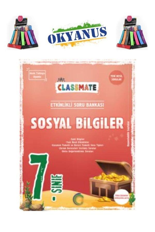 Güncel 7.Sınıf Classmate Sosyal Bilgiler  Etkinlikli Soru Bankası+Kalemlik - Okyanus Yayıncılık - Image 1