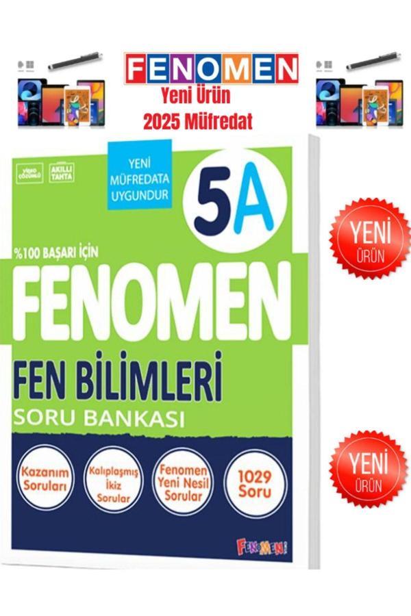 2025 5.Sınıf Güncel (Yeni Ürün) Fen Bilimleri(A)Kolay (1029Soru)Soru Bankası+Kalem - Fenomen Yayıncılık - Image 1