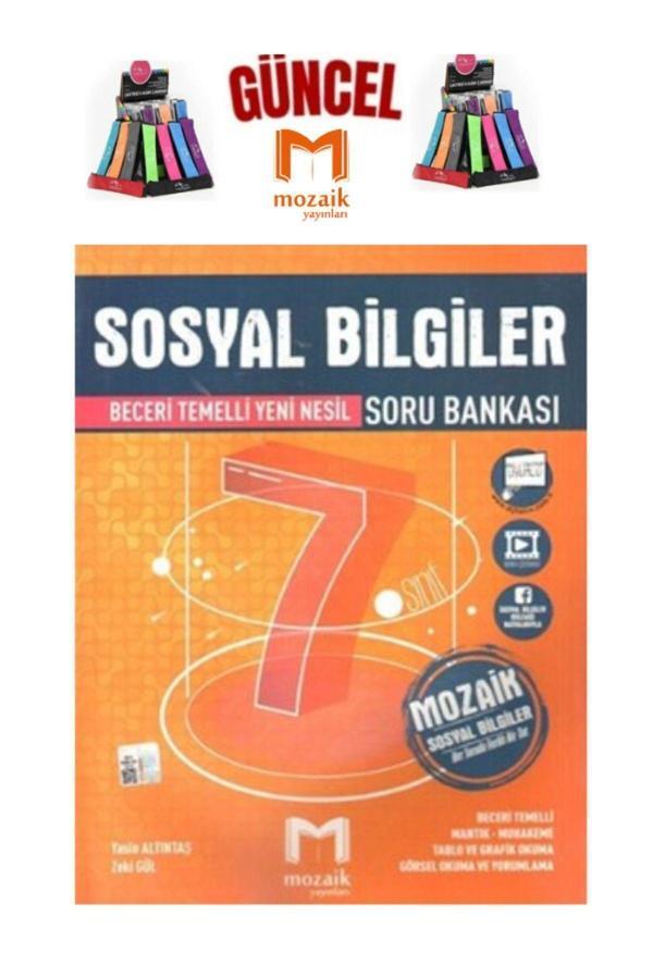 Mozaik 7.Sınıf Sosyal Bilgiler Video Çözümlü Soru Bankası Seti+Kalemlik - Mozaik Yayınları - Image 1