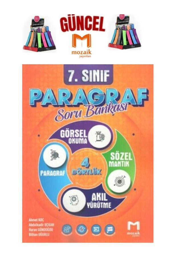 Mozaik 7.Sınıf Paragraf Video Çözümlü Soru Bankası Seti+Kalemlik - Mozaik Yayınları - Image 1
