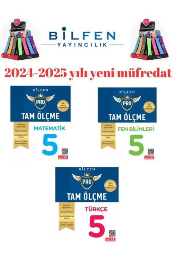 2025 5.Sınıf Pro Tam Ölçme Matematik-Türkçe-Fen Bilim. %100 Yeni Müfredat Soru Bankası +Kalemlik - Bilfen Yayınları - Image 1