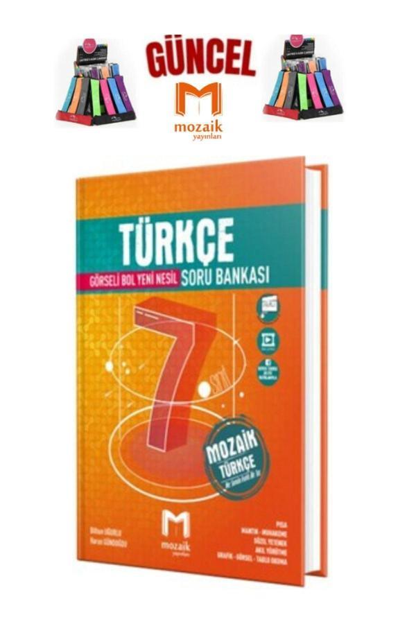 Mozaik 7.Sınıf Türkçe Video Çözümlü Soru Bankası Seti+Kalemlik - Mozaik Yayınları - Image 1