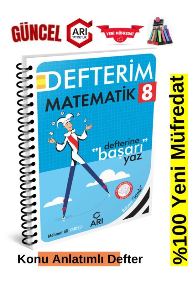 2025 Arı Yayınları 8.Sınıf Matematik Konu Anlatımlı Soru Bankası Defter+Kalemlik - Arı Yayıncılık - Image 1
