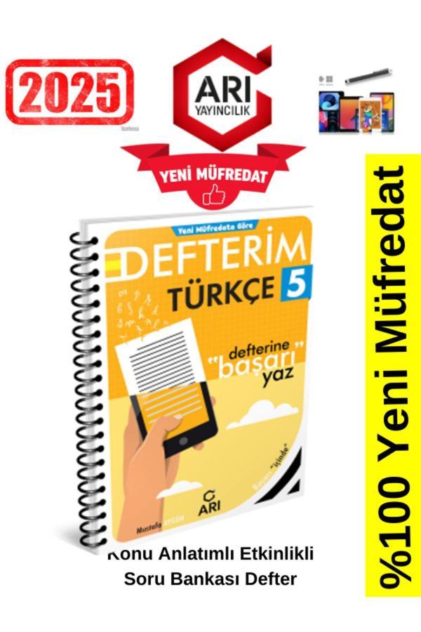 Arı Yayınları 2025 5.Sınıf Türkçemino Türkçe Konu Anlatımlı Etkinlik Defter+Kalem - Arı Yayıncılık - Image 1