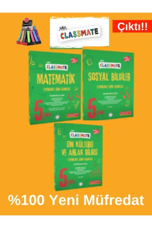 2025 Güncel 5.sınıf Matematik-sosyal-din %100 Yeni Müfredat Soru Bankası Kalemlik - Okyanus Yayıncılık - Image 1