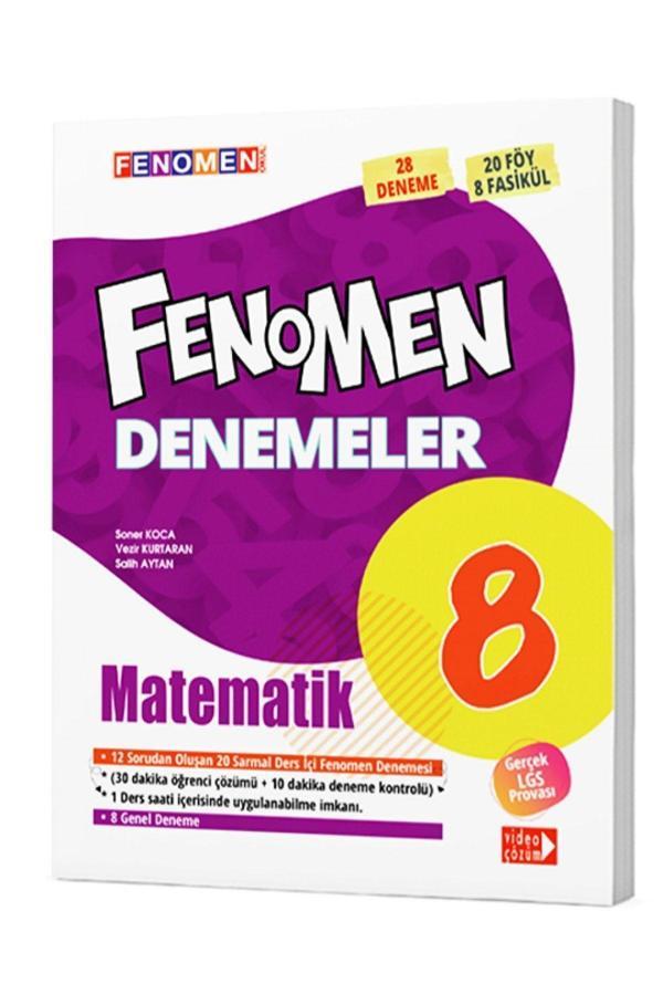 Fenomen Yayıncılık Fenomen 8. Sınıf Matematik Denemeleri - Fenomen Yayıncılık - Image 1