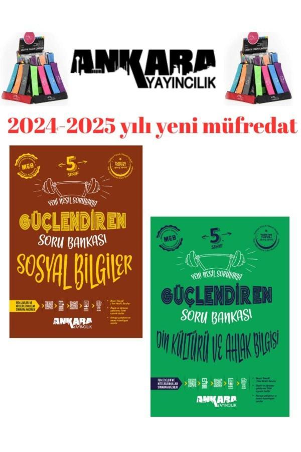 2025 5.Sınıf Din Kültürü-Sosyal %100 Yeni Müfredat Soru Bankası+Kalemlik - Ankara Yayıncılık - Image 1