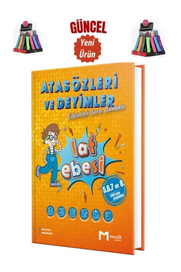 Mozaik 5 6 7 8 .Sınıflar İçin Atasözleri ve Deyimler Soru Bankası+Cambridge Kalemlik - Mozaik Yayınları - Image 1