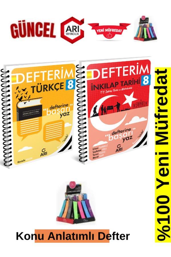 2025 Arı Yayınları 8.Sınıf Türkçe-İnk.Tarihi Konu Anlatımlı Soru Bankası Defter+Kalemlik - Arı Yayıncılık - Image 1