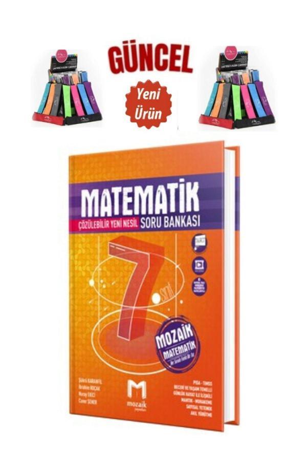 Mozaik 7.Sınıf Çözülebilir Yeni Nesil Matematik Soru Bankası+Cambridge Kalemlik - Mozaik Yayınları - Image 1