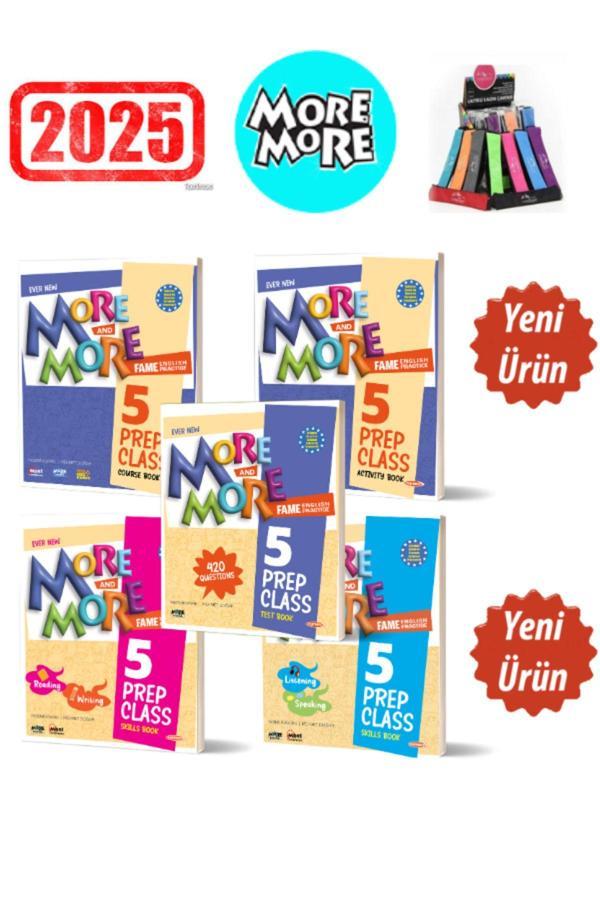 Kurmay Elt More & More 5 Prep Class Course Book 5’li Tam Set(Yeni Ürün)+Kalemlik - Fenomen Yayıncılık - Image 1