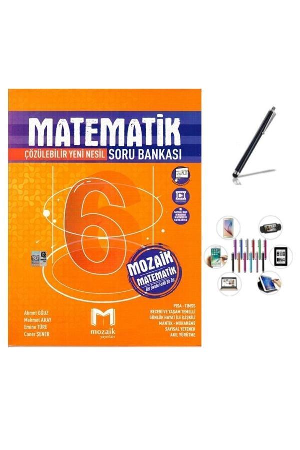 Mozaik Güncel 6. Sınıf Matematik Soru Bankası Güncel+dokunmatik Kalem - Mozaik Yayınları - Image 1