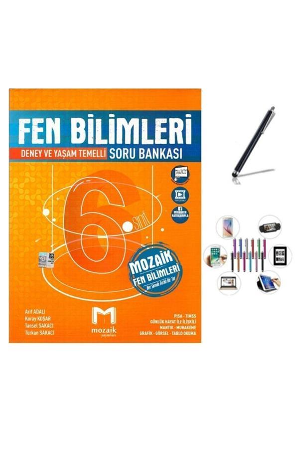 Mozaik 6. Sınıf Fen Bilimleri Soru Bankası Güncel+Dokunmatik Kalem - Mozaik Yayınları - Image 1