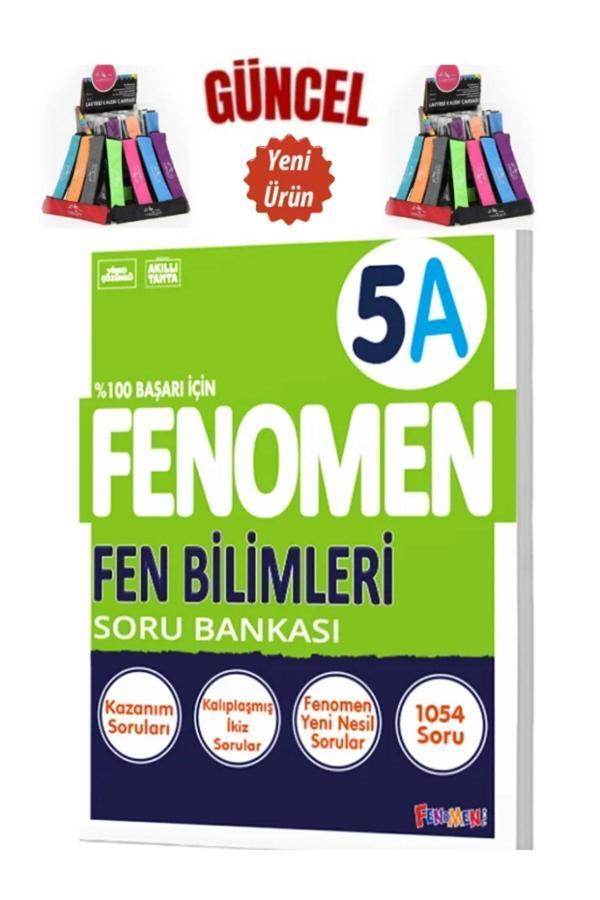 GÜNCEL FENOMEN 5 FEN BİLİMLERİ SORU BANKASI (A)+Cambridge Kalemlik - Fenomen Yayıncılık - Image 1