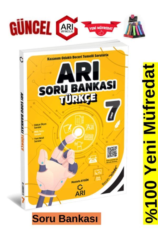 Arı Yayınları Güncel 7.Sınıf Türkçe Soru Bankası Seti+Kalemlik - Arı Yayıncılık - Image 1