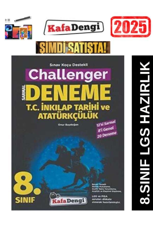 KAFADENGİ YAYINLARI 8.Sınıf İnkılap Tarihi 20 li Branş Deneme+Android Kalem - Kafa Dengi - Image 1