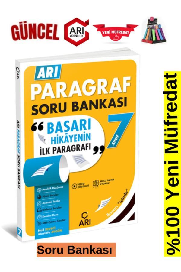 Arı Yayınları Güncel 7.Sınıf Paragraf Soru Bankası Seti+Kalemlik - Arı Yayıncılık - Image 1