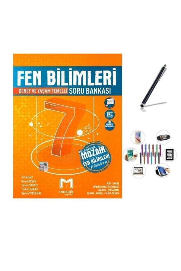 Mozaik 7. Sınıf Fen Bilimleri Soru Bankası Güncel+dokunmatik Kalem - Mozaik Yayınları - Image 1